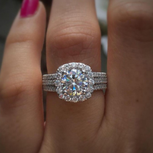 new fashion ring full of diamond zircon copper jewelry wedding ring