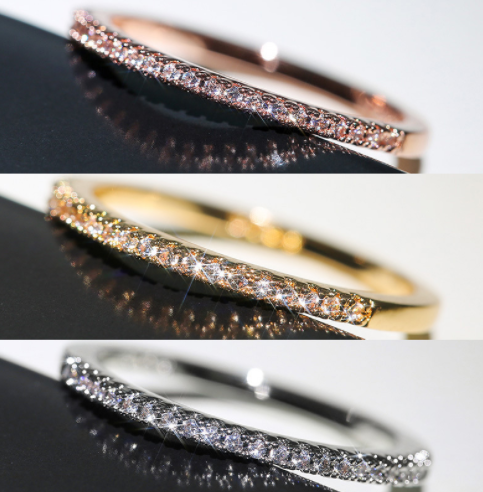 Cao Shi cross-border best-selling minimalist style lady micro-inset zircon ring with index finger ring gift network red