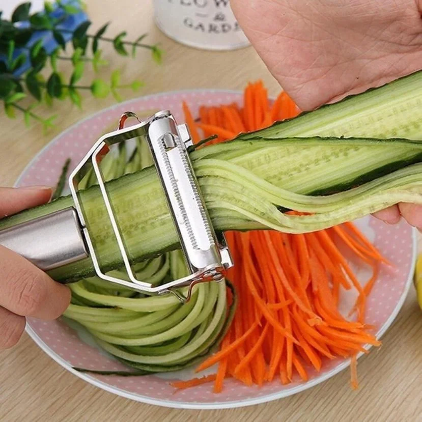 Ultra Sharp Stainless Steel Dual Julienne Peeler