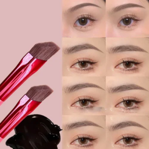 Realistic eyebrow brush for drawing brows similar to 3D natural real hair