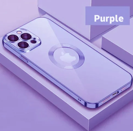 HOT SALE New Version 2.0 Transparent Electroplated iPhone Case With Camera Protector