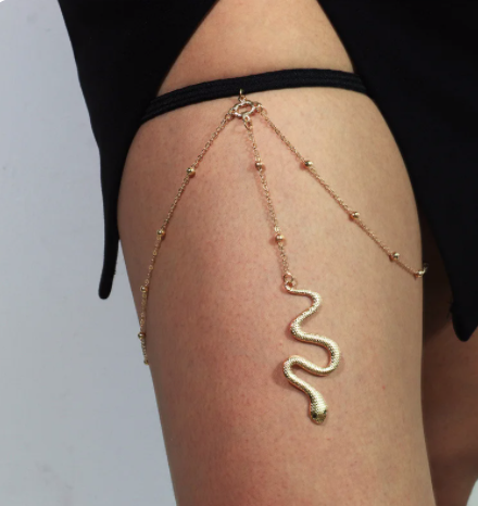 Sexy Stretch Beach Wind Snake Pendant Fashion Leg Ring