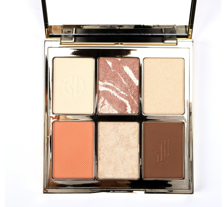 OEM/ODM processing custom high-end six-color eyeshadow palette glitter highlight pearl matte big earth color makeup eyeshadow