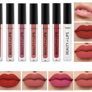 Matte lipstick non-fading mirror lip glaze set non-stick cup matte velvet lip gloss in stock wholesale