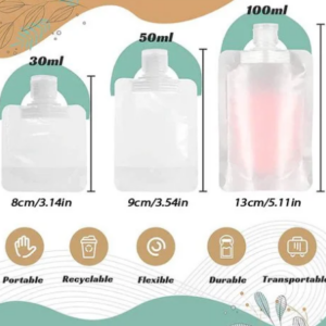 Portable Travel Fluid Makeup Packing Bag(10 Pcs)