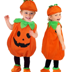 Children Halloween pumpkin costumes baby cosplay modeling performance clothes cute pumpkin baby costumes