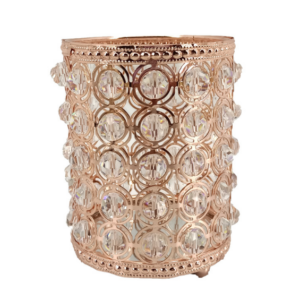 European crystal makeup brush storage tube brush eyebrow pencil bucket cosmetic storage box dormitory gods lipstick shelf