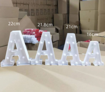 English letter lights DIY birthday gift proposal decoration