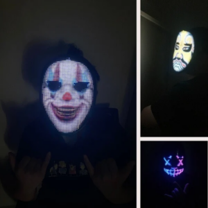 FACE TRANSFORMING LED MASK – APP CONTROLLED – RECHARGEABLE