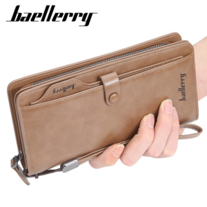 baellerry retro Europe and the United States men’s long wallet multifunctional cell phone bag brand handbag