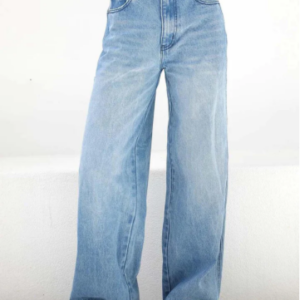 Slouchy High-Rise Wide Leg Jeans