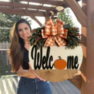 Fall Door hanger-Autumn Nature Decoration