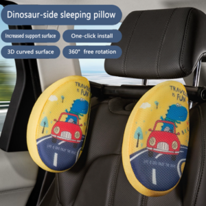 Car headrest neck pillow memory foam car cushion cross-border explosive cartoon children sleeping talisman car supplies