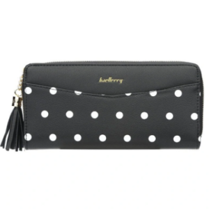 Women Dot Long Wallet Phone Bag Card Holder