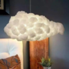 Creative Floating Clouds Chandeliers Bedroom Pendant Light Led Hanging Lamps White Diy Cloud Chandelier