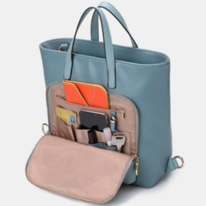 Multi-carry Backpack Patchwork Crossbody Bag Satchel