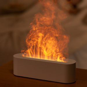 New desktop seven colours simulation flame aromatherapy machine home hotel usb air humidifier aromatherapy machine