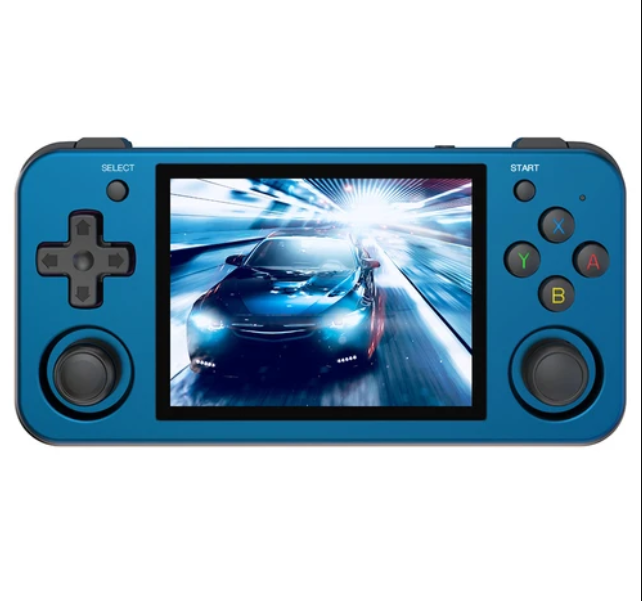 ANBERNIC RG353M Handheld Game Console, Android Linux Dual OS, 3.5'' IPS Screen Android 32GB high-speed eMMC 5.1 Linux 16GB, 64GB TF Card 150