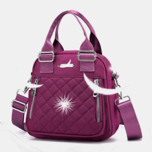 Nylon Diamond Crossbody Bag Backpack