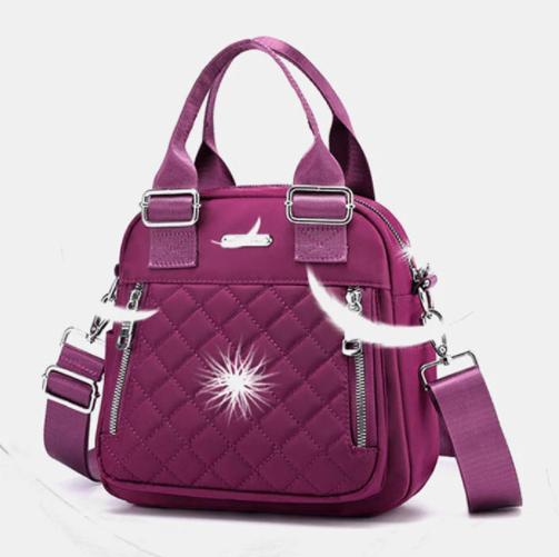 Nylon Diamond Crossbody Bag Backpack
