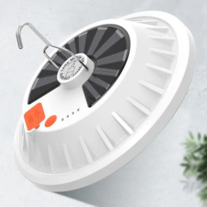 Solar Rechargeable LED UFO Lights Home Power Outage Emergency Light Bulb Outdoor Camping Lights Night Market Stall Lights