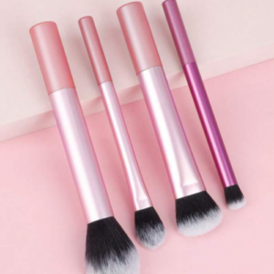 Multifunctional Makeup Brush Set, 4pcs Synthetic Reusable Makeup Brush