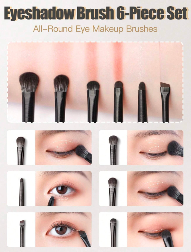 6pcs Eyeshadow Brush Set