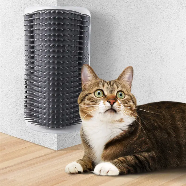 Perfect Scratch Massager Tool for Long & Short Fur Kitten Puppy Pet Hair Remover Brush