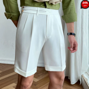 Gentleman elegant business casual shorts men shorts