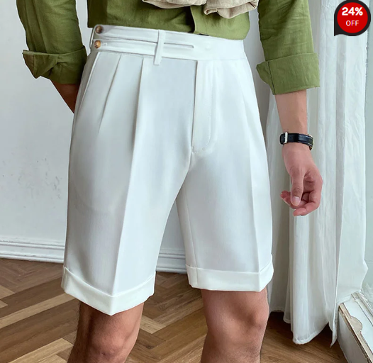 Gentleman elegant business casual shorts men shorts
