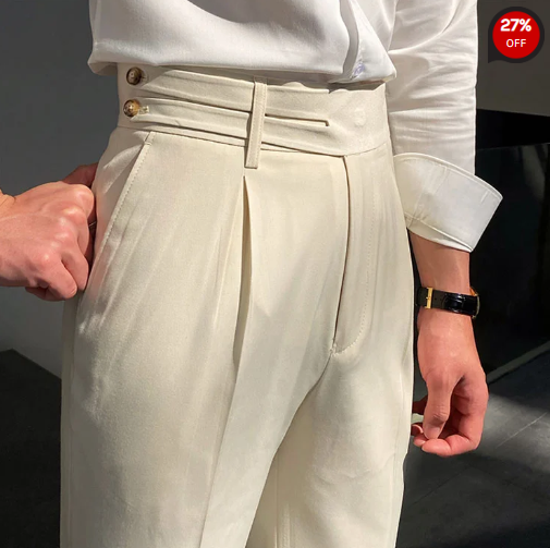 Gentleman comfortable vintage trousers