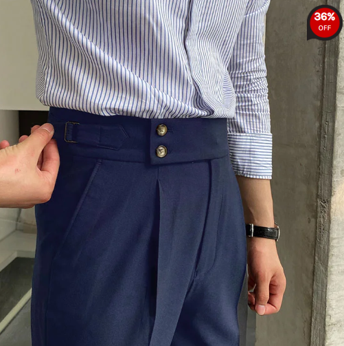 Gentleman comfortable vintage trousers1