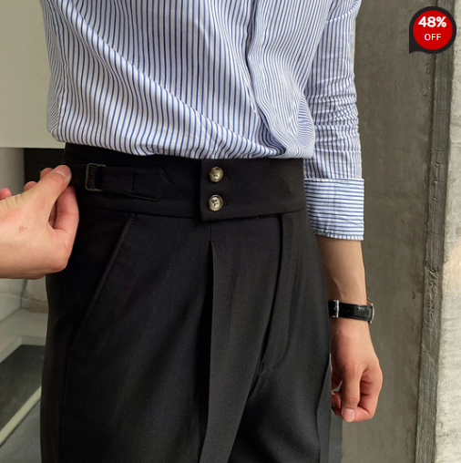 Gentleman comfortable vintage trousers2