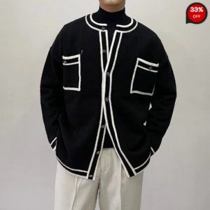 Mens Vintage Casual Business Knited Cardigans