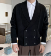 Gentleman Autumn and Winter Double Button Knitted Cardigan
