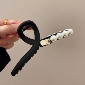 Retro frosted grab clip female high-end sense of large grab clip female back of the head hair shark clip