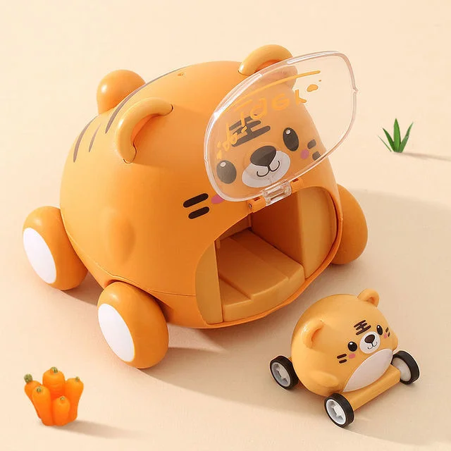 Tiger Pull Back Car Toy