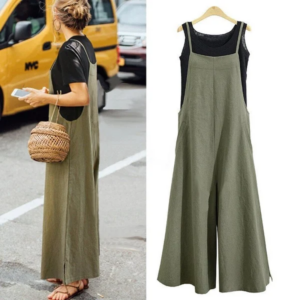 Women’s Sleeveless Oversized Casual Jumpsuit