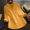 LINEN COTTON CASUAL LOOSE SHIRT