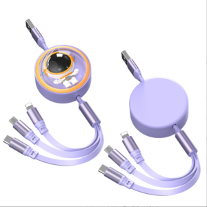 Factory Original Creative Year Of The Tiger Gift 3 In 1 Charging Cable