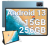 OUKITEL OKT3 Tablet Android 13, 10.5 Inch, 15GB RAM + 256GB ROM (TF 2TB) Gaming Tablet PC, 8250mAh Battery, 1920 1200 FHD+ Tablets, 16MP+8MP, Widevine