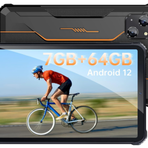 OUKITEL RT3 Outdoor Tablet 8 Inch, 7GB (4GB+3GB)+64GB (1TB Expandable) Tablet 2023, IP68 Waterproof Tablet Android 12, 5150mAh, 16MP Camera Mini Tab,