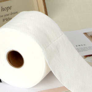 Dry and wet double used makeup remover towel facial cosmetic cotton disposable roll pad