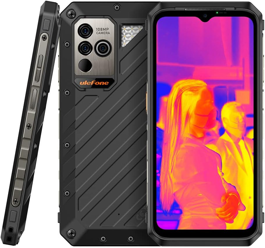 Ulefone Power Armor 18T 5G Rugged Phone 17GB+256GB FLIR Thermal Imaging Camera
