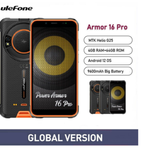 Ulefone Power Armor 16 Pro Android 12 IP68 Rugged 4G SmartPhone 9600mAh 4GB+64GB