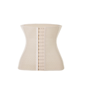 Belly belt female postpartum waist corset girdle breathable hollow plastic waist belt three rows of buttons body shaping garment sports waist