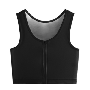 Corset underwear female large breasts show small les zip flat-chested teenage sports anti-wandering chest wrap shapewear upper body