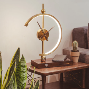 ZORA CLOCK LAMP (WIRELESS CHARGING)