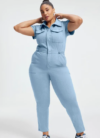 Fashion Denim Jumpsuit (Buy 2 Free Shipping)