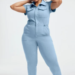Fashion Denim Jumpsuit (Buy 2 Free Shipping)